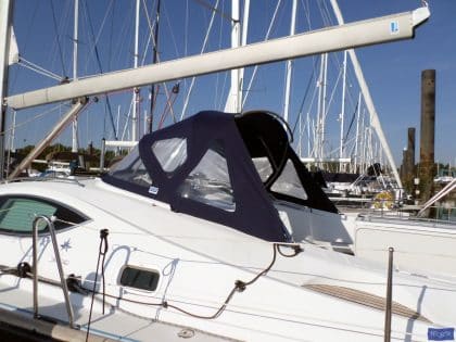 jeanneau sun odyssey 49ds sprayhood recover for factory 1