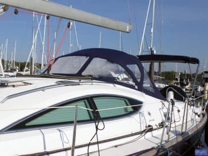 jeanneau sun odyssey 49ds sprayhood recover for factory 2