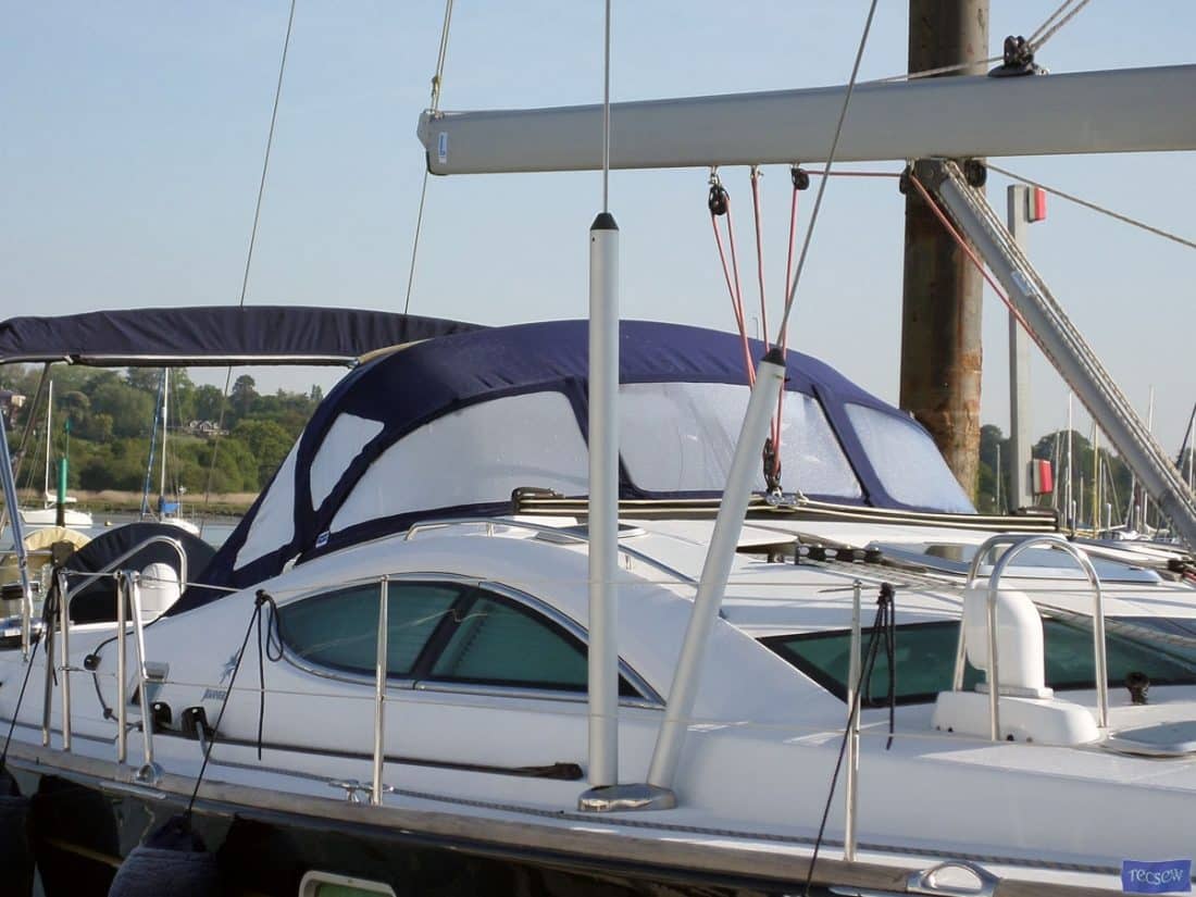 jeanneau sun odyssey 49ds sprayhood recover for factory 3