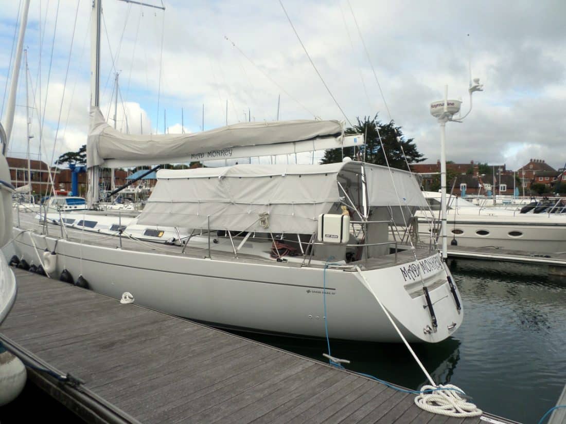 Grand Soleil 56, Mad Monkey, Side Shade Panels