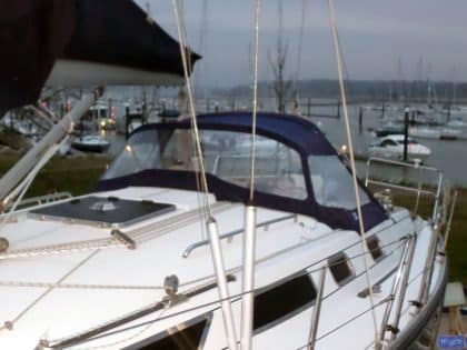 maxi 1100 sprayhood recover frames set to give extra height ref 5497 3