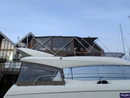 Prestige 550 Flybridge Bimini recover for Factory Bimini and Tecsew Bimini conversion