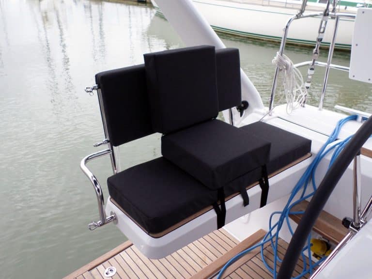 Beneteau Sense 50 Helm cushions and Bolster cushion
