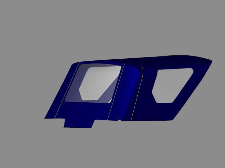 Colvic 29 Cockpit Enclosure, 3D CAD