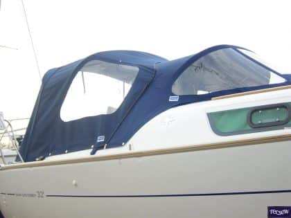 Jeanneau Sun Odyssey 32i Cockpit Enclosure fitted to Tecsew supplied Sprayhood