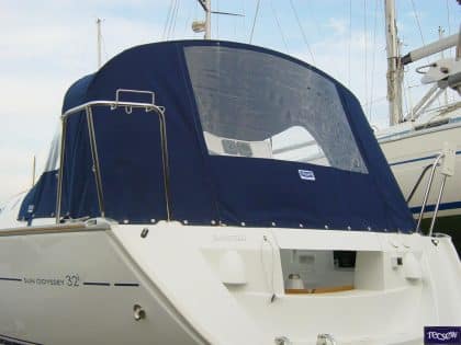 Jeanneau Sun Odyssey 32i Cockpit Enclosure fitted to Tecsew supplied Sprayhood