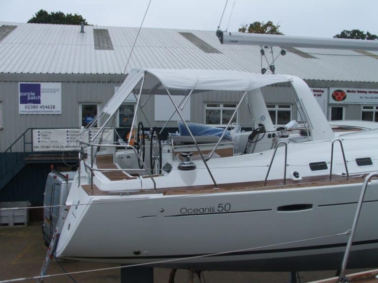 Beneteau Oceanis 50, 2009 model, Bimini
