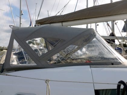 Beneteau Oceanis 46 Sprayhood Recover for factory fitted T-Top original right side view 1