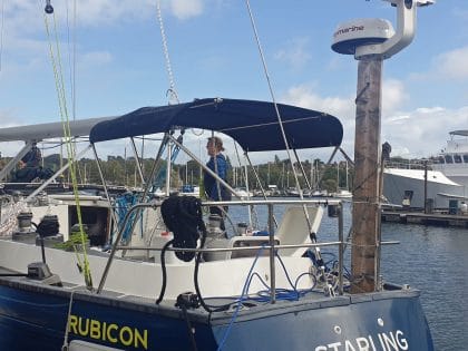 Clipper 60 Bimini rear