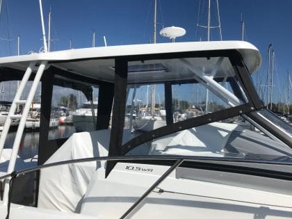 Jeanneau Cap Camarat 10.5 WA, Hardtop Enclosure with Backdrop