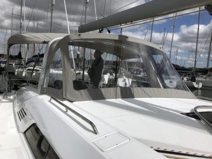 Beneteau Oceanis 46.1 WITH ARCH, Sprayhood front 2
