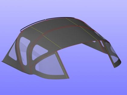 Fwd Corner with Centre Rolled Up