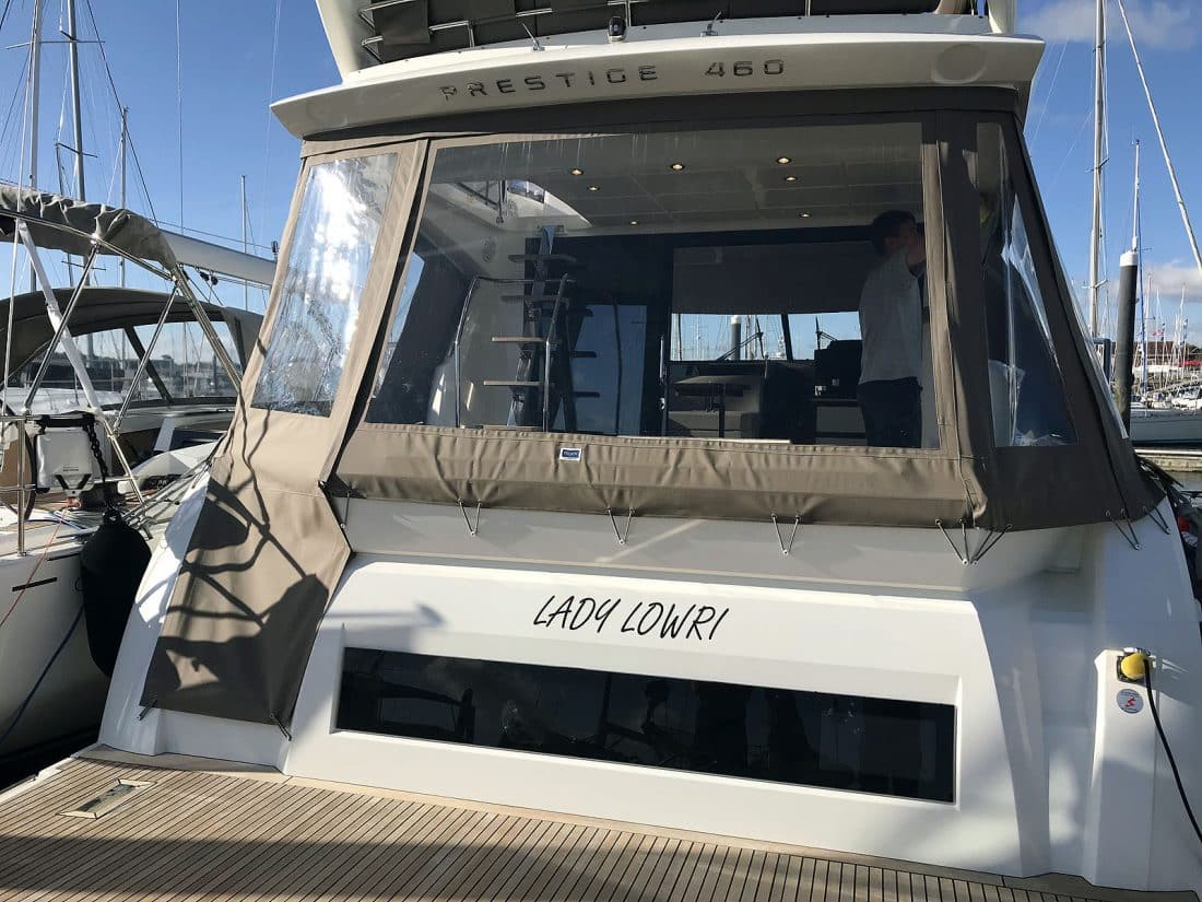 Jeanneau Prestige 460F Cockpit Enclosure