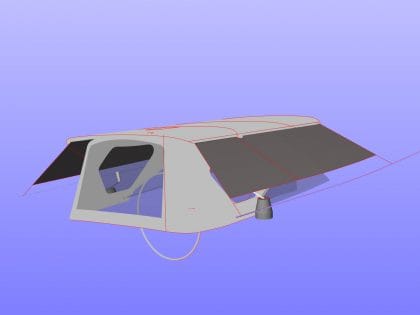 Rear corner