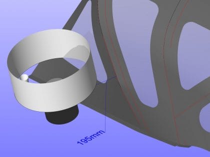 Winch Rotation Clearance from Rear Bar