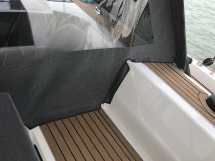 Hanse 575 Sprayhood Backdrop