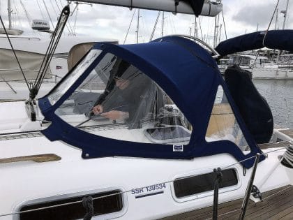 Dufour 365 Recover for factory original Sprayhood, WIND SPIRIT, image 4