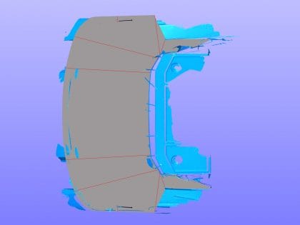 Plan with Scanned Data (Tonneau)