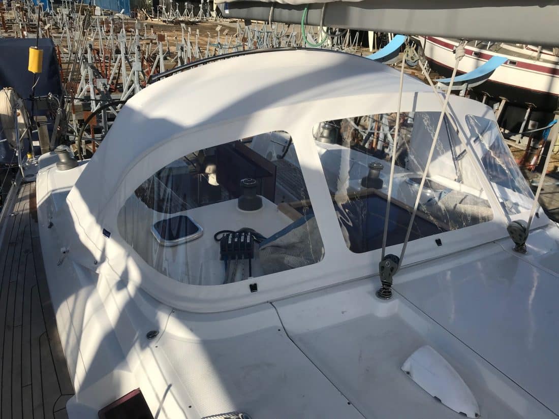 Hanse 400 Sprayhood recover for NV original