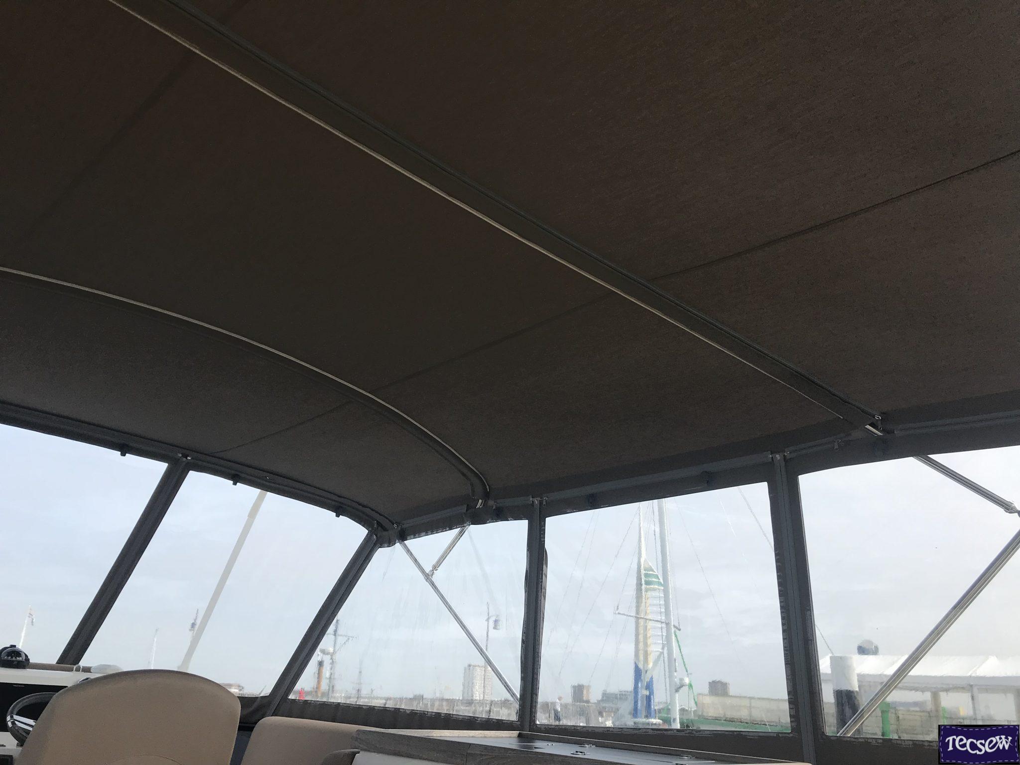 Bimini Conversion - Flybridge Enclosure - Bimini Enclosure - Motorboat