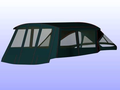 Hanse 460 Bimini Conversion