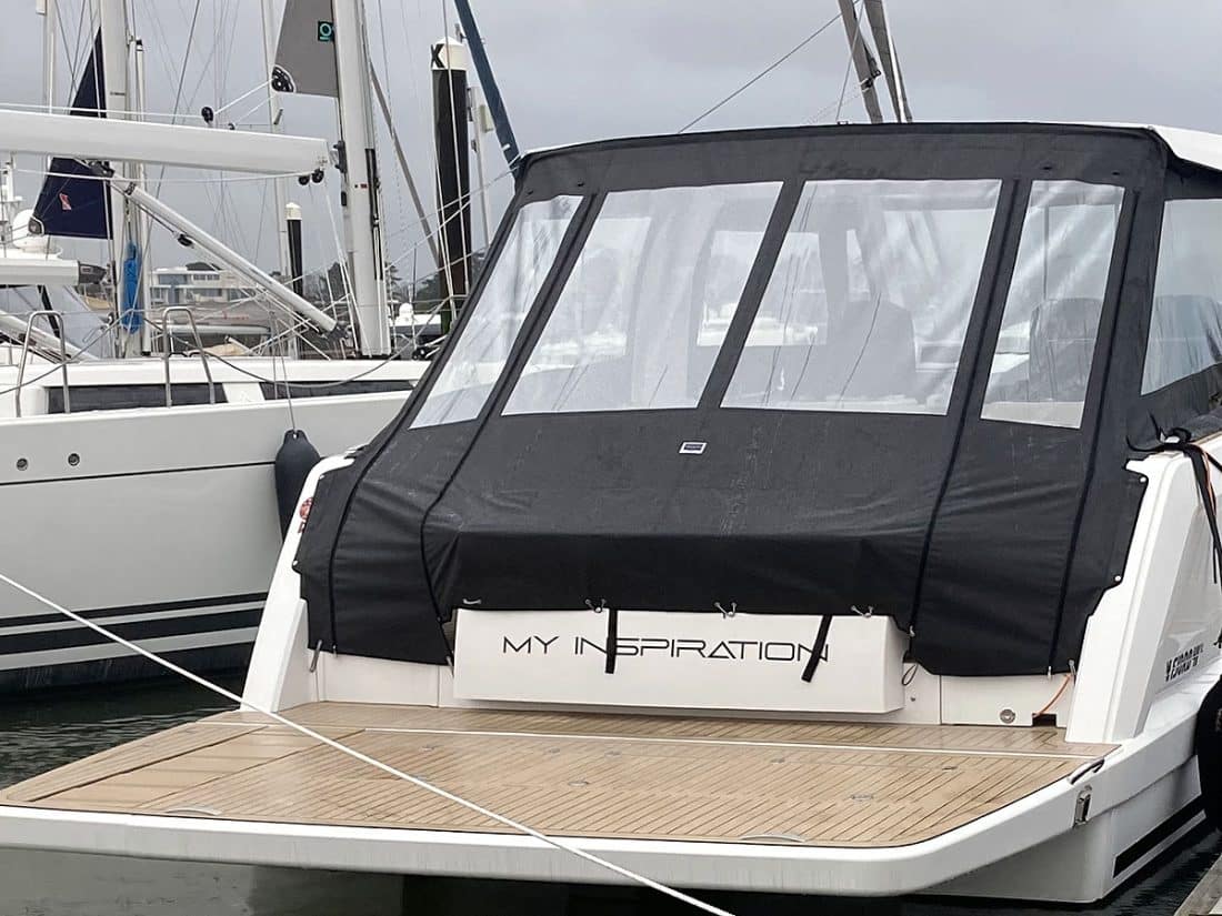Fjord 41XL Side and Rear Cockpit Enclosure Panels