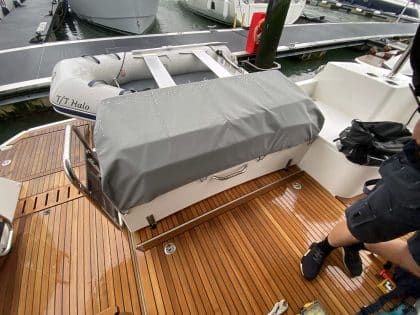 Beneteau Swift Trawler ST 41, Cockpit Cushions Stowage Protection Cover