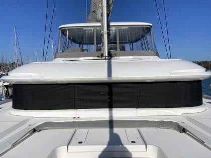 Lagoon 55 Mesh Window Covers