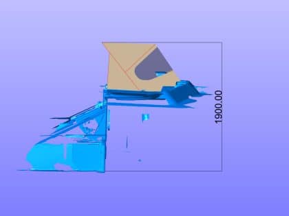 Approximate height from Cockpit Floor