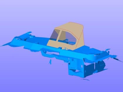 Ocean Leopard Hatch Hood with Back Infill, Hatch Cover and Stowage Valise