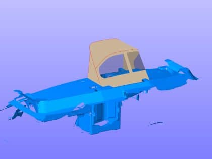 Ocean Leopard Hatch Hood with Back Infill, Hatch Cover and Stowage Valise