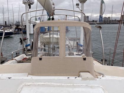 Ocean Leopard Hatch Hood with Back Infill, Hatch Cover and Stowage Valise
