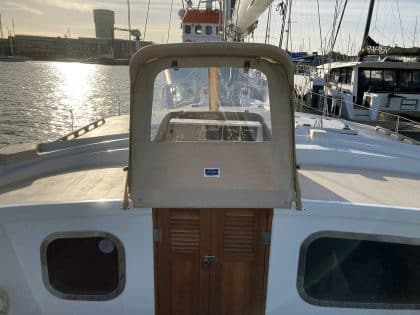 Ocean Leopard Hatch Hood with Back Infill, Hatch Cover and Stowage Valise