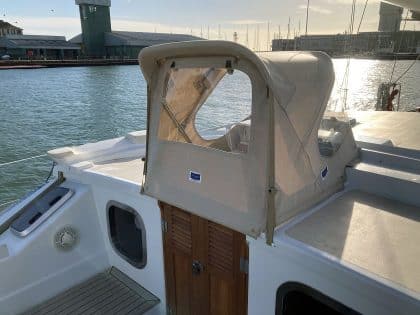 Ocean Leopard Hatch Hood with Back Infill, Hatch Cover and Stowage Valise
