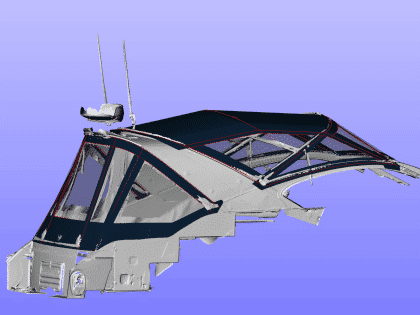 Fairline Targa 34 Replacement Fore and aft Canopies