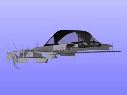 Hanse 460 2 Bar Sprayhood
