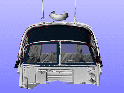 Fairline Targa 34 Replacement Fore and aft Canopies