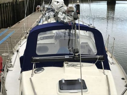 Rival 41 Cockpit Enclosure to fit Tecsew Sprayhood to fit Windscreen